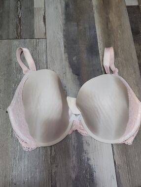 5/$25 SALE Victoria's Secret Dream Angels Perfect Coverage 34DDD  Pink Lace Bra